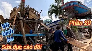 Sửa tàu đực cào đôi p20☆kĩ thật chú 9 vô lá be vành dài khủng