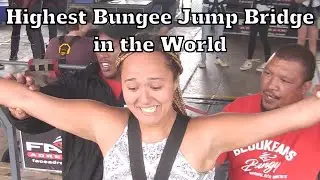 Worlds Highest Bungee Jump Bridge! Bloukrans Bridge 216 m in South Africa