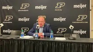 Wisconsin head coach on loss to Purdue to close out regular season
