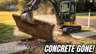 Concrete Removal#JohnDeere35G