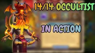 Occultist l 14/14 In Action l Castle Clash
