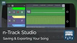 Сохранение и экспорт песни || Серия обучающих программ n-Track Studio для Android (для начинающих)