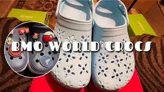 Bmo Charms Crocs Floral Cut Out and Bayaband clog #bmoworldcrocs #floralcutoutcrocs #bayabandcrocs