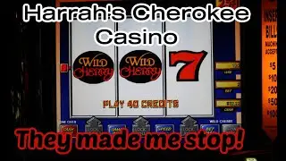 Играю в слоты в казино Harrah's Cherokee в Чероки, Северная Каролина | Они заставили меня останов...
