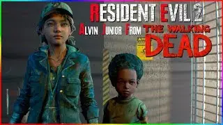 Resident Evil 2 Alvin Junior and Clementine from The Walking Dead TFS