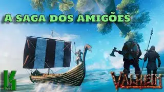 A SAGA DOS AMIG&Otilde;ES. Em busca de min&eacute;rio - VALHEIM #05  #live #RPG #valheim #BR   #gaming