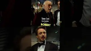 When Stan Lee Said Robert Downey Jr Was Born To Play Tony Stark #robertdowneyjr #stanlee #marvel