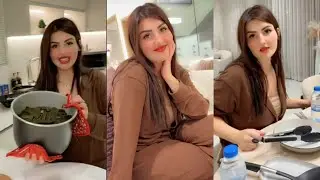 نور وعصام 🔥 طبخة ورق العنب صار جاهز ورح نحضر الطاولة ونتعشى اليبرق طلع بيشهي ياسلام😋🔥