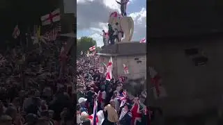 Tommy Robinson march in London #london #tommyrobinson #goviral #march #england #scotland #wales