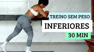 EXERCÍCIOS PARA PERNAS E GLÚTEO - DEFINIÇÃO MUSCULAR TREINANDO EM CASA