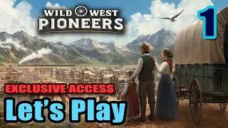 Western Survival City Builder - Manor Lords & Farthest Frontier = Wild West Pioneers - Full Gameplay