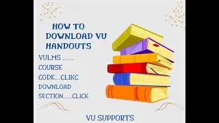 How Download VU Handouts & PPT Slides