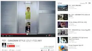 GANGNAM STYLE MAX VIEWS YOUTUBE