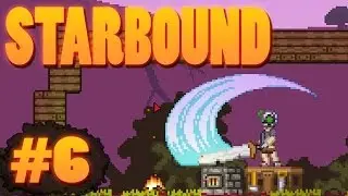 Starbound Gameplay - Crafting Tools & Gather Iron - Episode 6