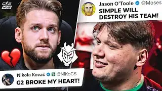 NIKO WAS DISAPPOINTED IN G2! S1MPLE TALKS ABOUT HIS NEW TEAMMATES! CS NEWS, BLAST @cs2newshub​