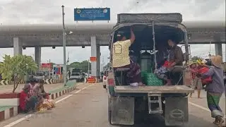 Route  Kyaukse ➡️ Htonebo  ကျောက်ဆည်မြို့မှ  ထုံးဘို လမ်းစုံသို့