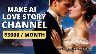 Make Money Online with LOVE STORY based Faceless YouTube Channel with Ai STORY GENERATOR