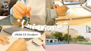 Uni Diaries: week in the life of a tired UNSW CS student | study vlog, coding, taking notes, eating