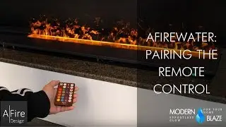 Pairing the remote control to the water vapor fireplace insert   AFIRE 3D steam fireplaces