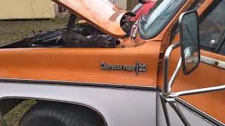 1973 Chevy C20 Cold Start with Summit Racing 600cfm Carb