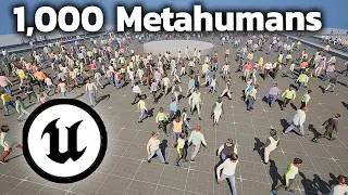 New Unreal Engine 5.8 Metahuman Crowd Plugin
