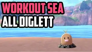 ALL Diglett Locations - Workout Sea (Sword & Shield DLC)
