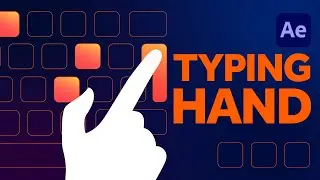 Typing hand animation | After Effects Tutorial