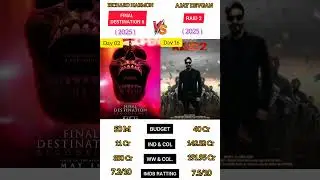 Final destination 6 Vs Raid 2 Movie Day 16 Box office collection Comparison 2025 | #viralvideo
