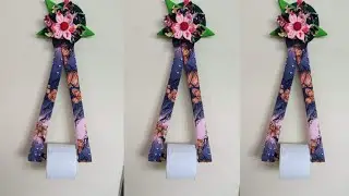 Faça e venda muito desse porta papel higiênico feito a mão sem máquina |com CD e fuxicos