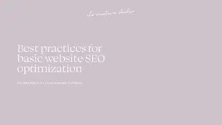 Quick & easy ways to optimize your site SEO  | website template optimization