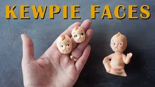 Making Clay Kewpie Doll Faces from a Vintage Figurine