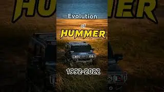 Evolution of Hummer 1992-2022 | #shorts #hummer #fyp