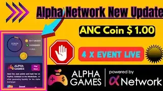 Alpha Network mining New Update 🤑 1 ANC Coin $ 1.00 USD 🤑 letest update