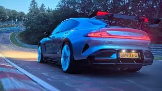 Brand new Xiaomi SU7 Ultra 1548 hp driving on the Nordschleife.