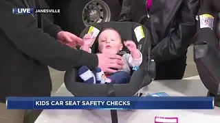 Janesville Fire Department hosts monthly car seat safety check