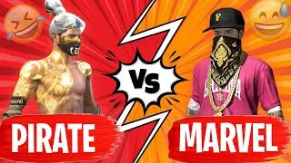 CROWN VS CROWN | Pirate Vs Marvel Custom Battle - Free Fire Max