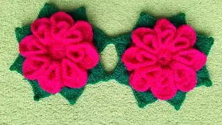 How to make wollen table cover beautiful flower shape.#Nepali silai bunai.