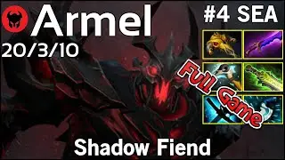 Armel [TNC] plays Shadow Fiend!!! Dota 2 Full Game 7.21