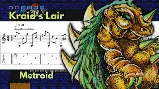 Metroid - Kraid's Lair | Acoustic Guitar Tab