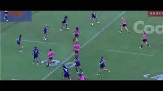 Big hits in Rugby league by Jorge Taufua and Steve Matai