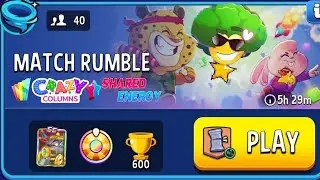 Match Rumble 40 Players | Crazy Columns + Shared Energy | Match Masters