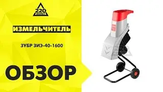 Обзор Измельчитель ЗУБР ЗИЭ-40-1600