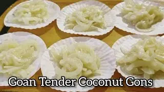 Goan Tender Coconut Gons | Goan Cocada | Tender Coconut Sweet Recipe | #goanrecipe #fernscooking