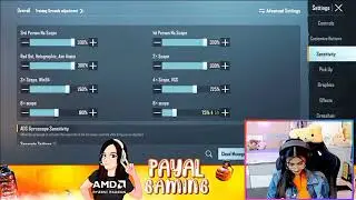 Payal gaming sensitivity #shorts #payalgaming