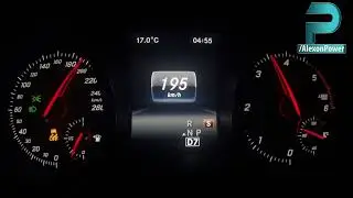 2017 Mercedes-Benz CLA 200d (136hp) - acceleration with Launch Assist