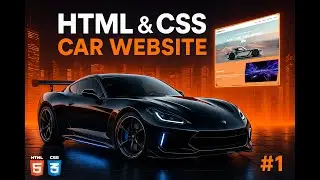 Modern Car Website Design Using HTML & CSS | Clean & Professional UI