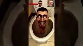 skibidi toilet 1 with healthbars #shorts  @DaFuqBoom