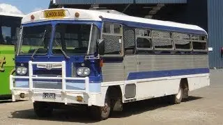 (QOCS) Ex Coast & Country Buses #50 - Nissan CM80K (Stewart & Sons)