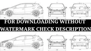 Kia ceed GT 2013 Blueprint