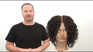 Multi-Texture Quad 100% Human Hair Mannequin